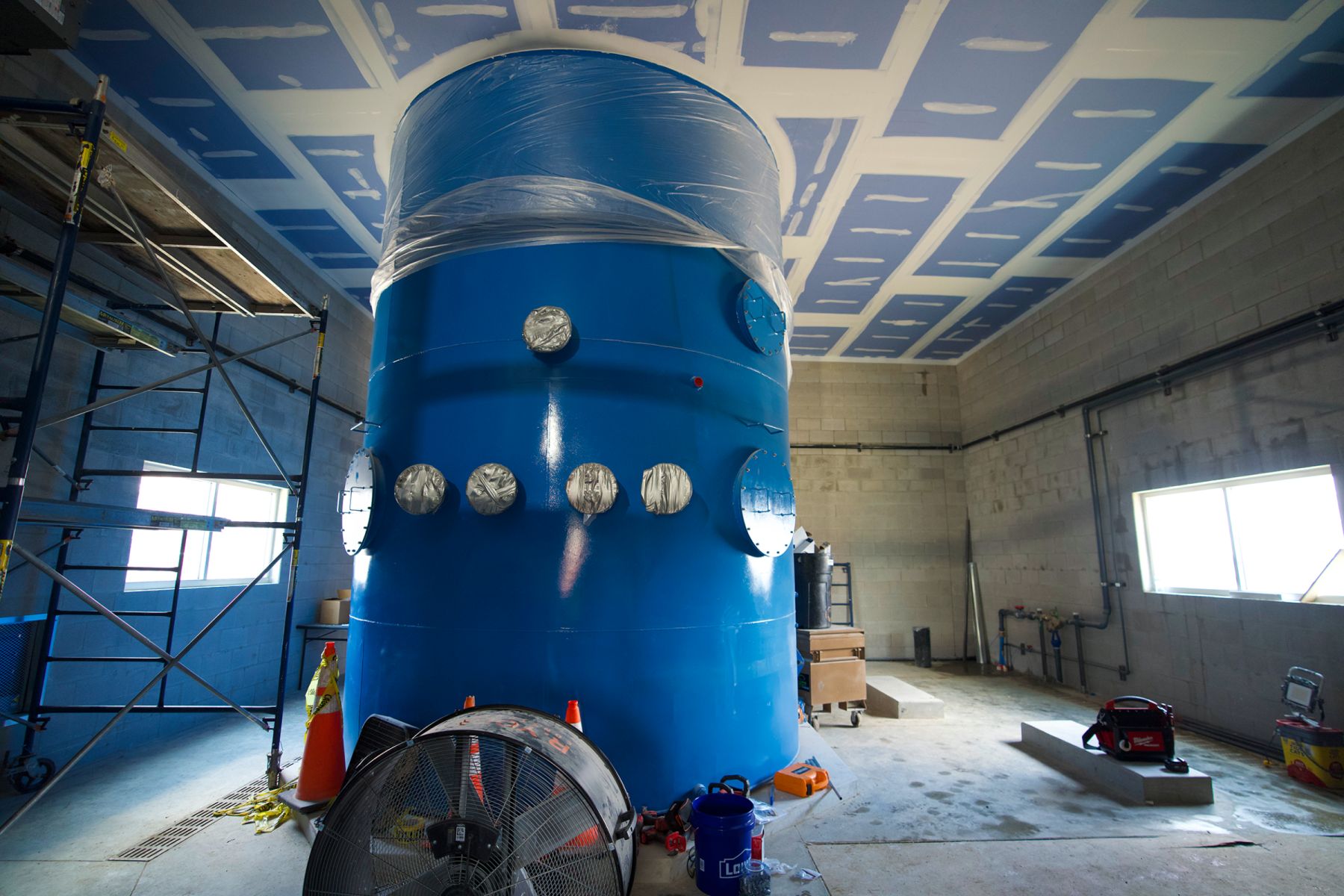 Milford Water Treatment Plant (In Progress) construction details in Milford, IN by R. Yoder Construction